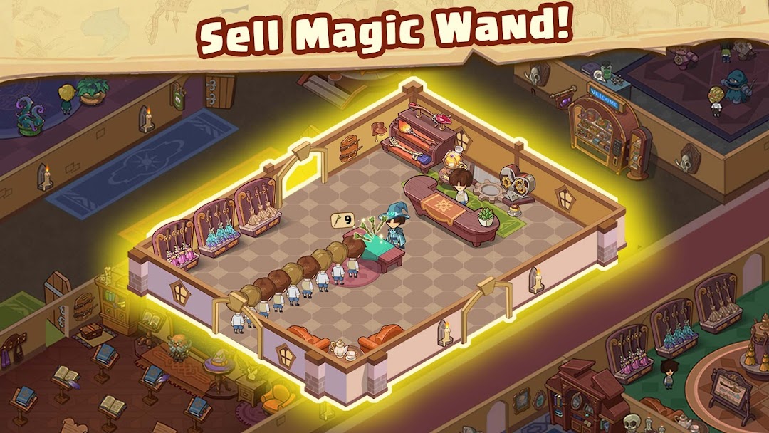 Idle Magic School mod apk screenshot 5