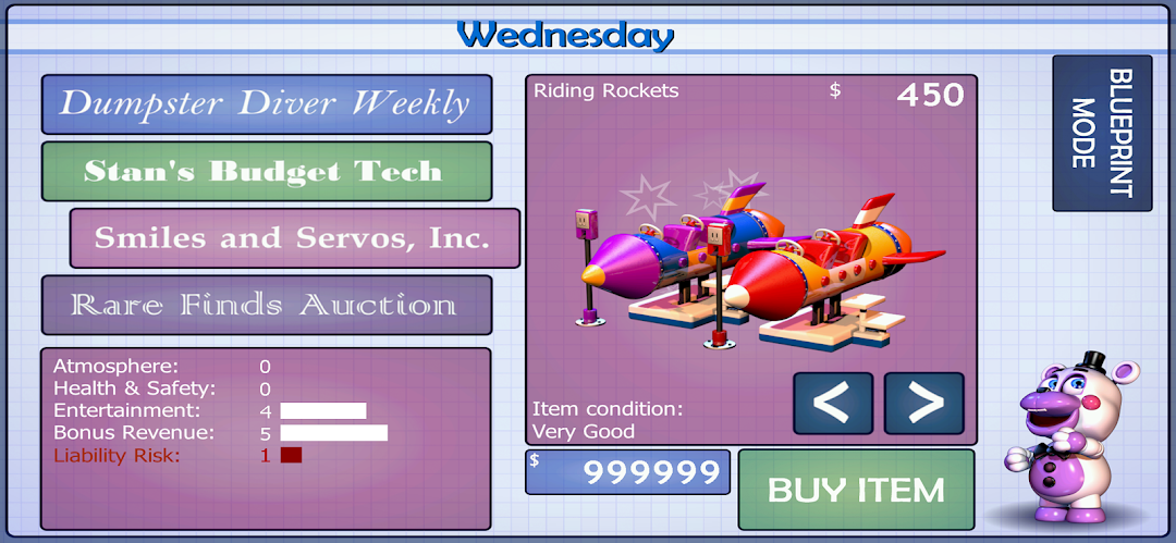 FNaF 6: Pizzeria Simulator mod apk screenshot 4