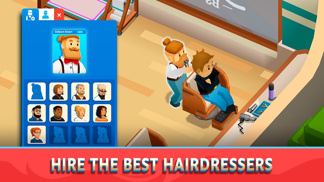 Idle Barber Shop Tycoon - Game mod apk screenshot 2