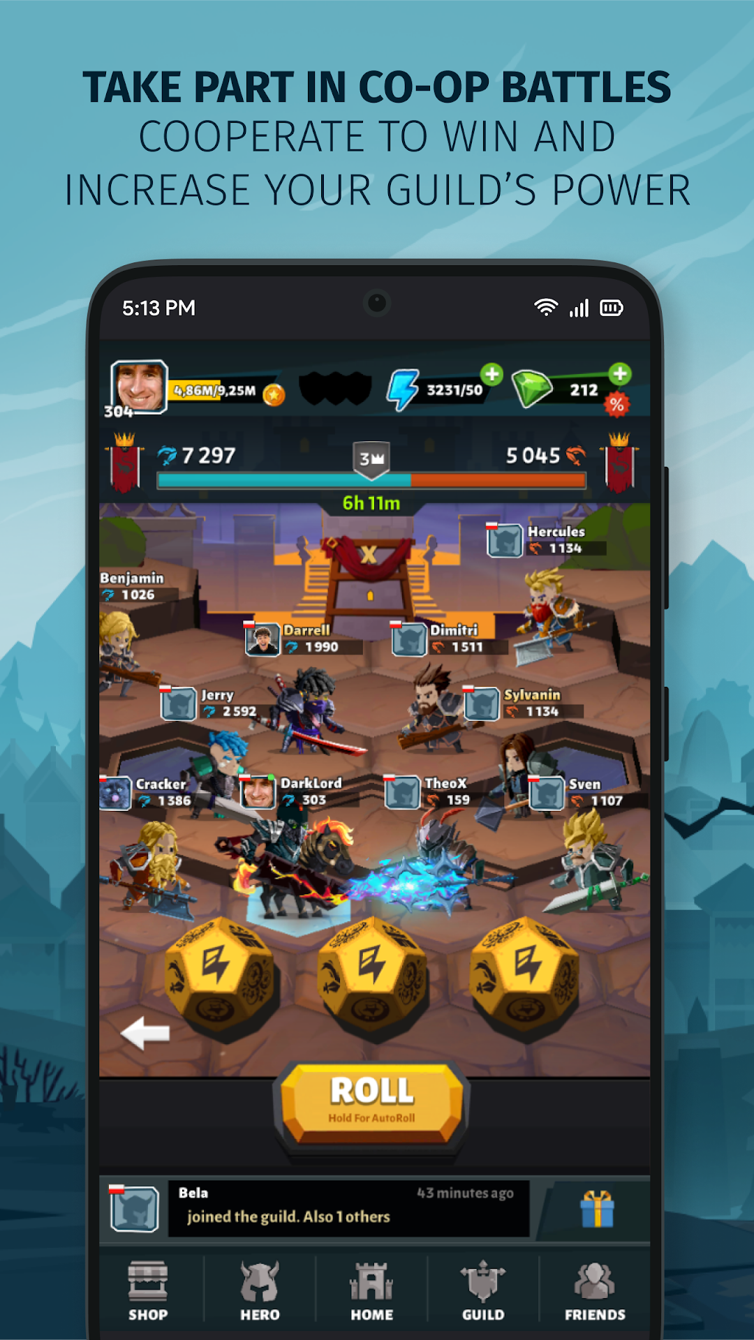 Slash & Roll: Dice Heroes mod apk screenshot 2