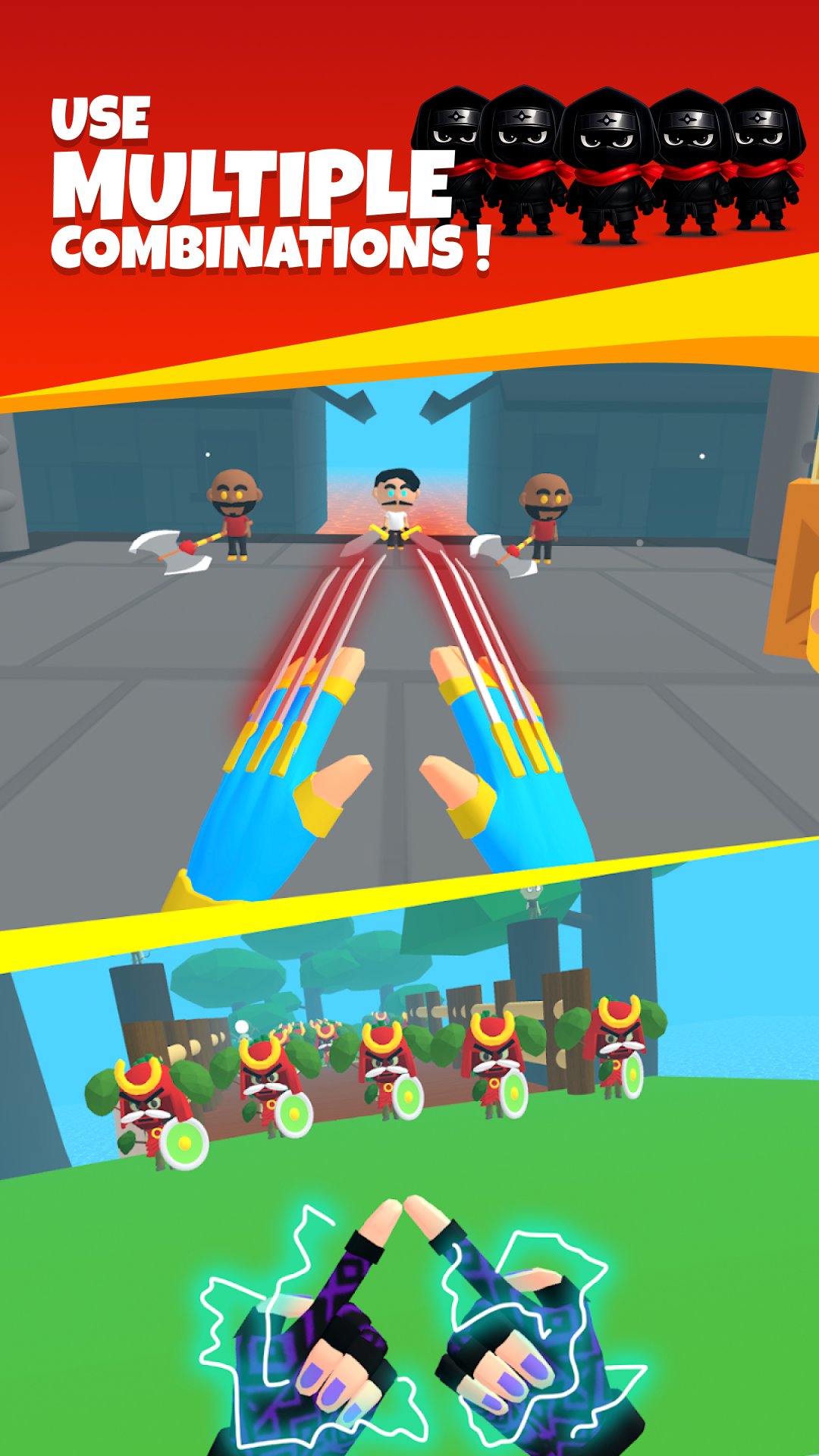 Ninja Hands mod apk screenshot 2
