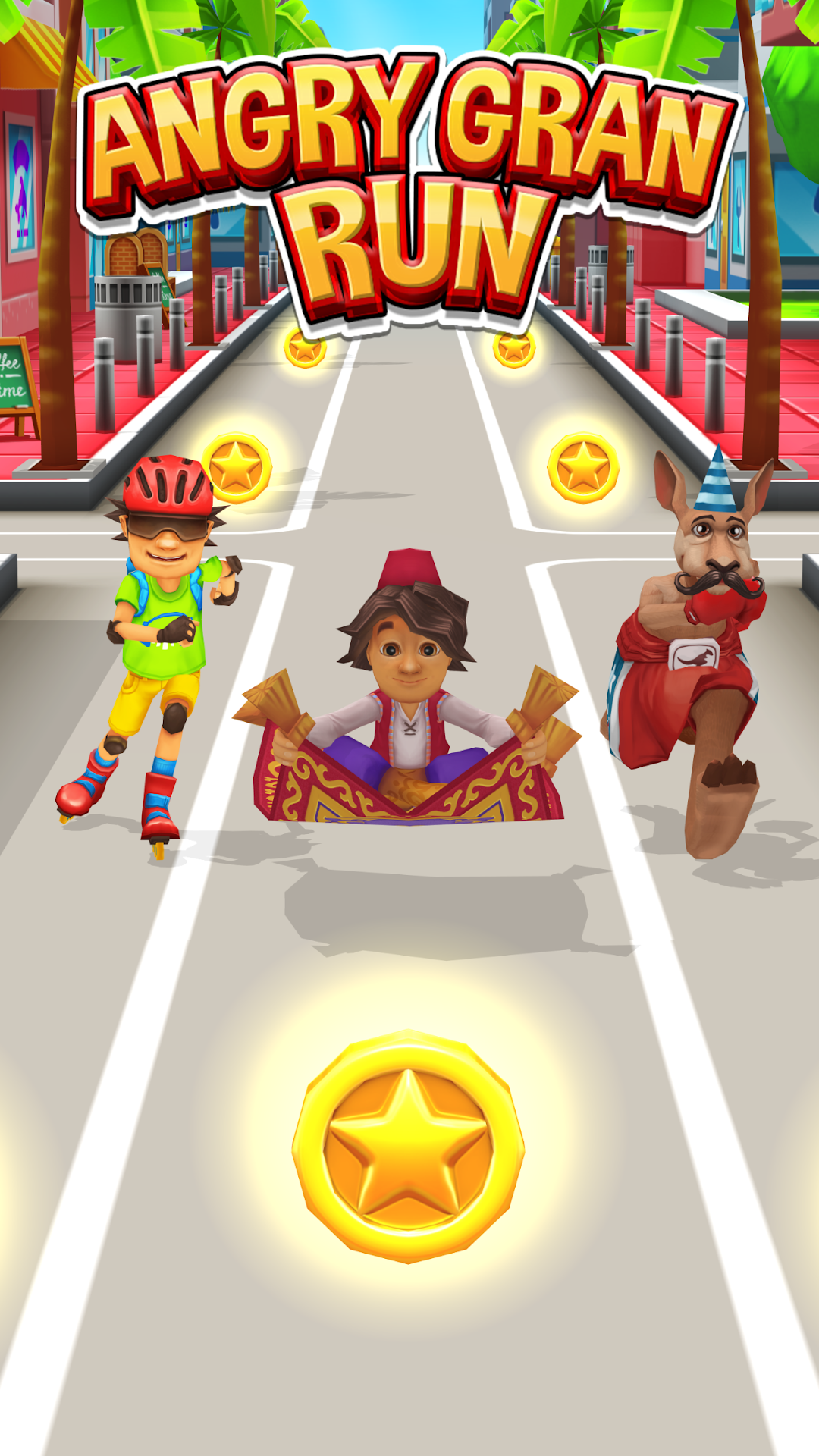 Angry Gran Run - Running Game mod apk screenshot 4