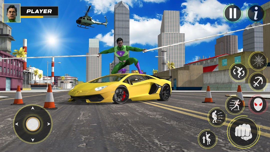 Vegas Mafia Superhero Battle mod apk screenshot 1
