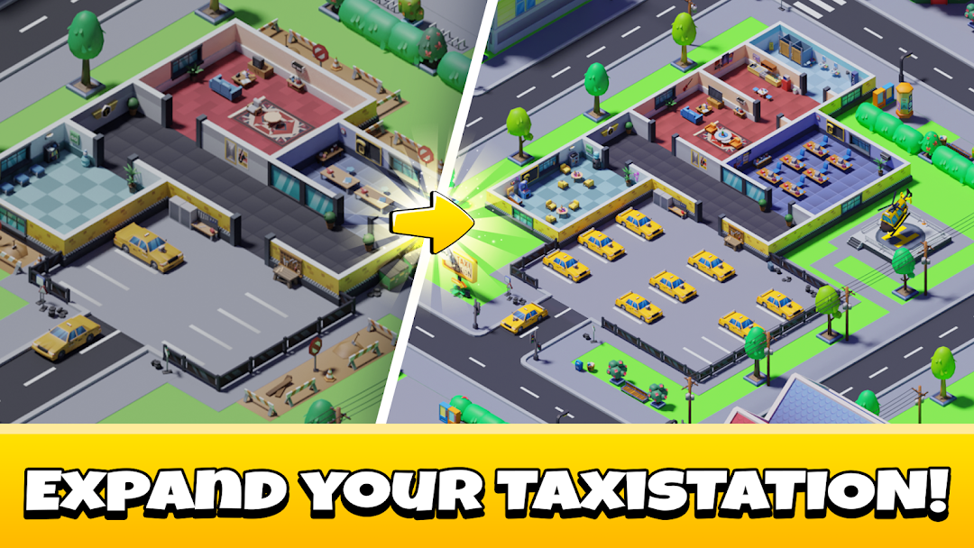 Idle Taxi Tycoon mod apk screenshot 5