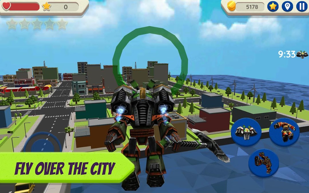 Robot Hero: City Simulator 3D mod apk screenshot 4