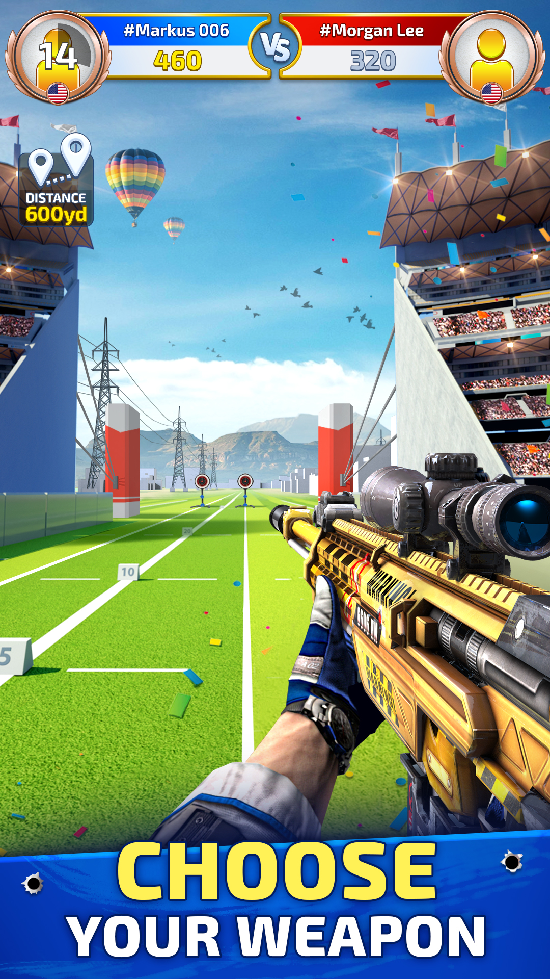 Sniper Champions: 3D shooting mod apk screenshot 1