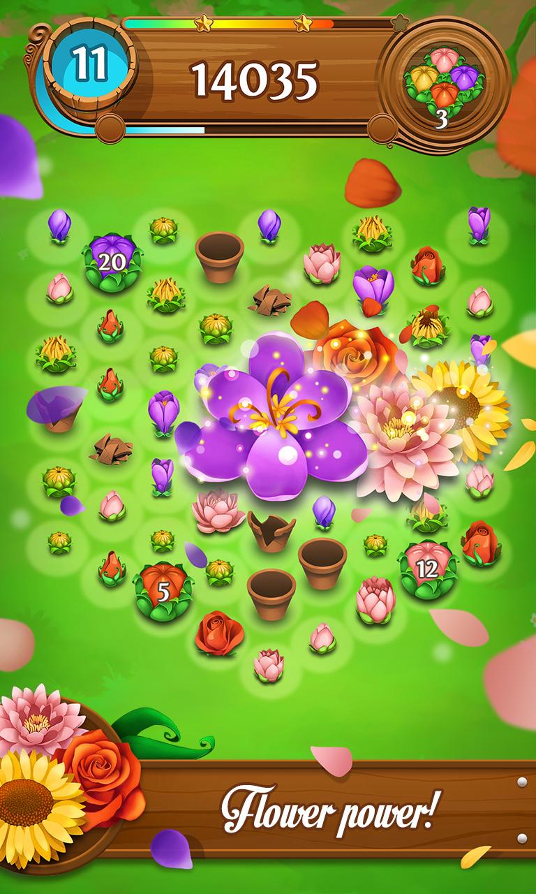 Blossom Blast Saga mod apk screenshot 3