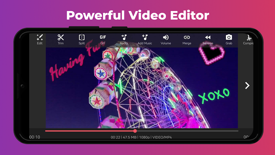Video Editor & Maker AndroVid mod apk screenshot 1