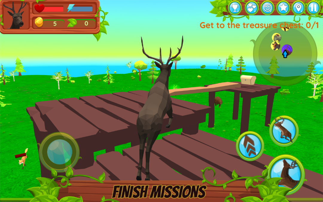 Deer Simulator mod apk screenshot 2