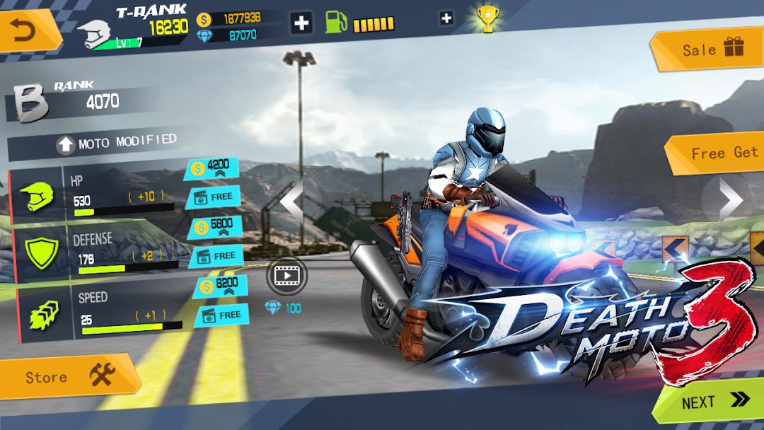 Death Moto 3 : Fighting Rider mod apk screenshot 4