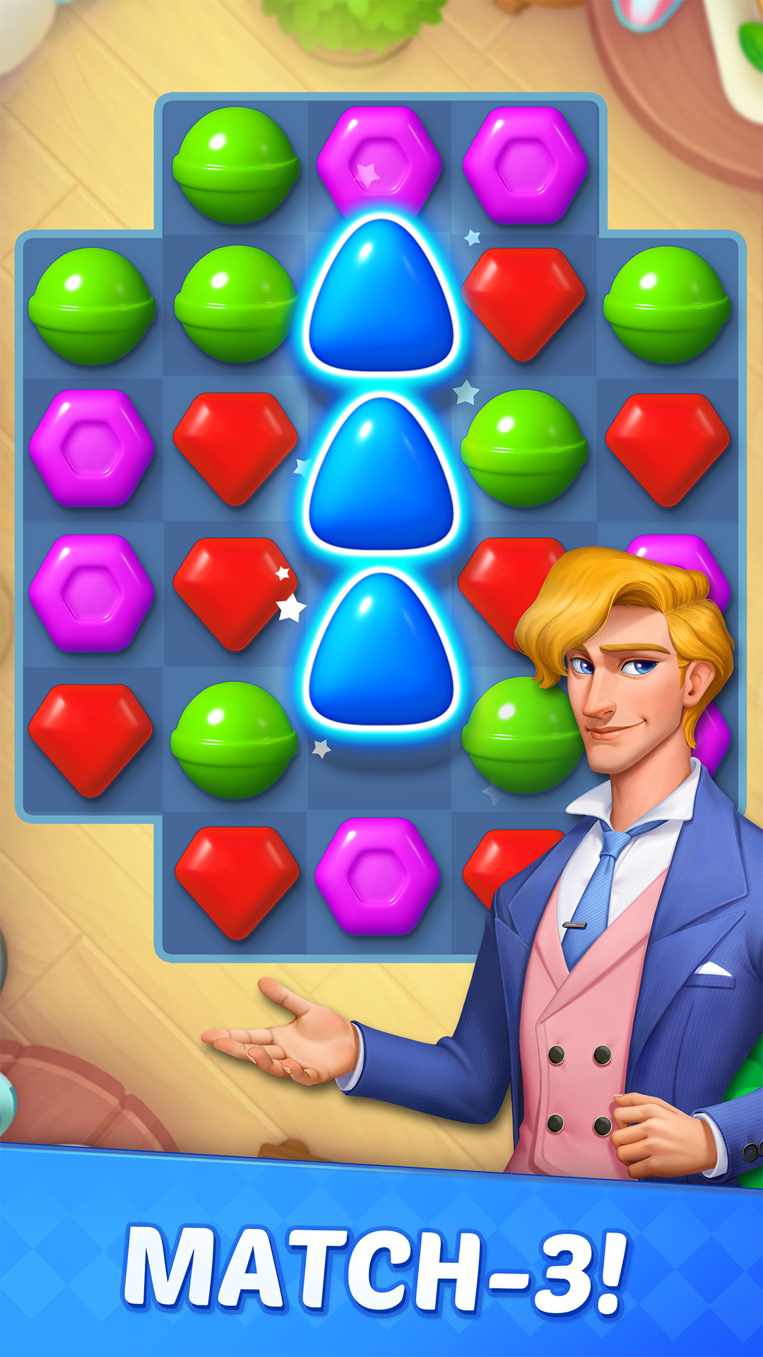 Candy Puzzlejoy: Match 3 Games mod apk screenshot 5