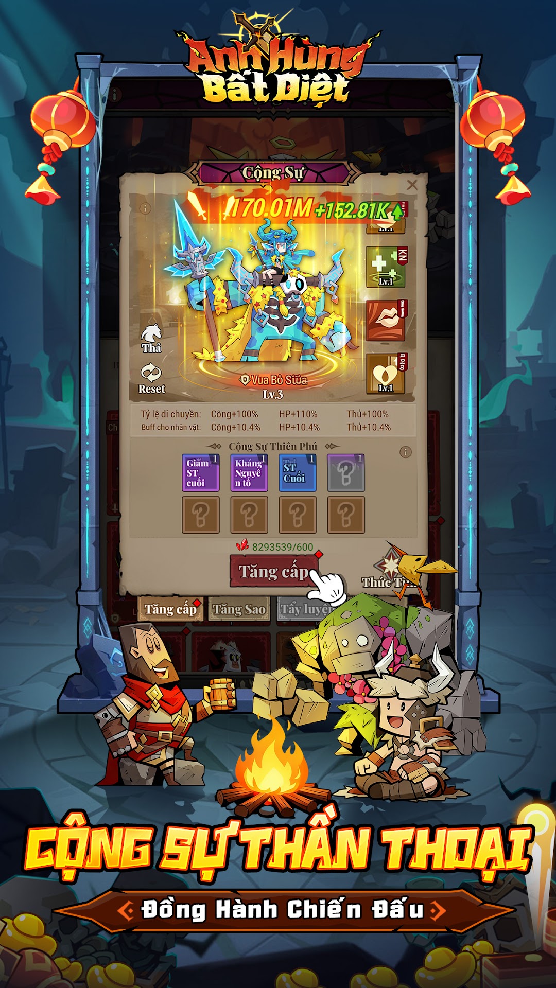 Anh Hùng Bất Diệt mod apk screenshot 4