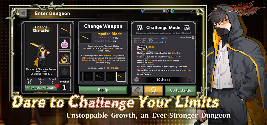 Dungeon Slasher : Roguelike mod apk screenshot 4