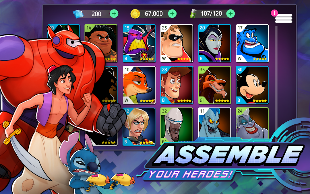 Disney Heroes: Battle Mode mod apk screenshot 3