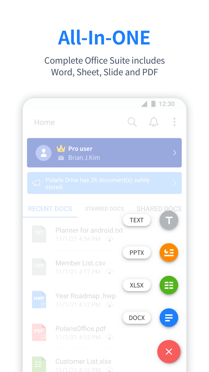 Polaris Office: Edit&View, PDF mod apk screenshot 3