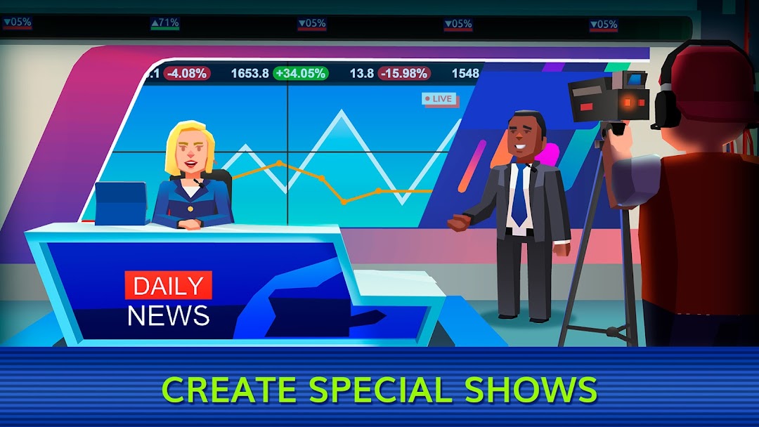 TV Empire Tycoon - Idle Game mod apk screenshot 3