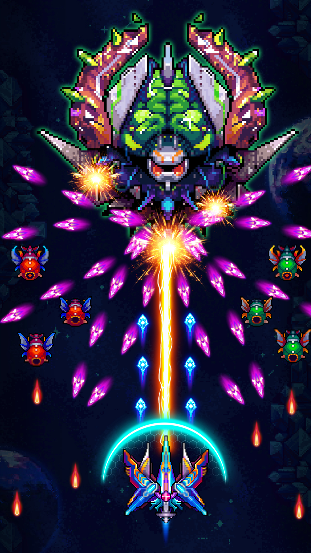 Galaxiga: Galaxy Arcade Game mod apk screenshot 2