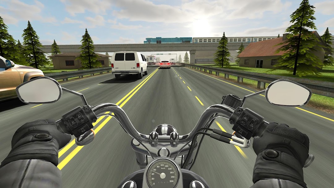Traffic Rider mod apk screenshot 1