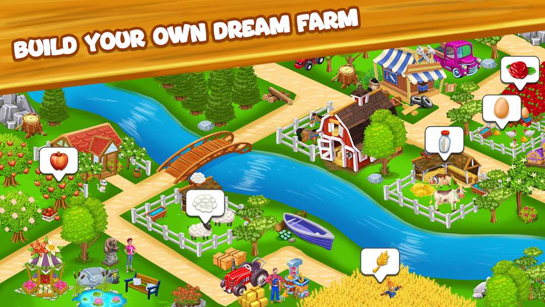 Farm Day Farming Offline Games mod apk screenshot 2