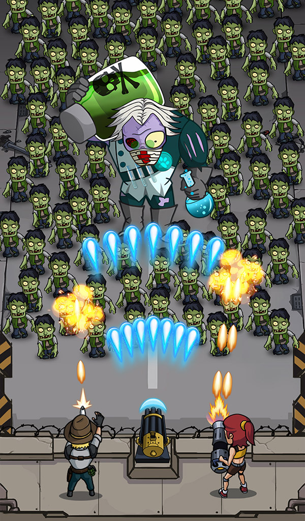 Zombie War Idle Defense Game mod apk screenshot 3