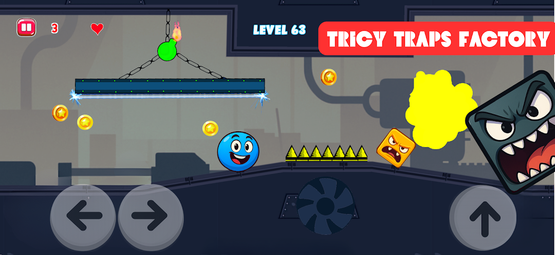 Red Hero 4 - red bounce ball 5 mod apk screenshot 3