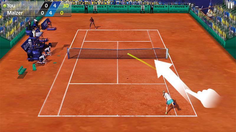 3D Tennis mod apk screenshot 3