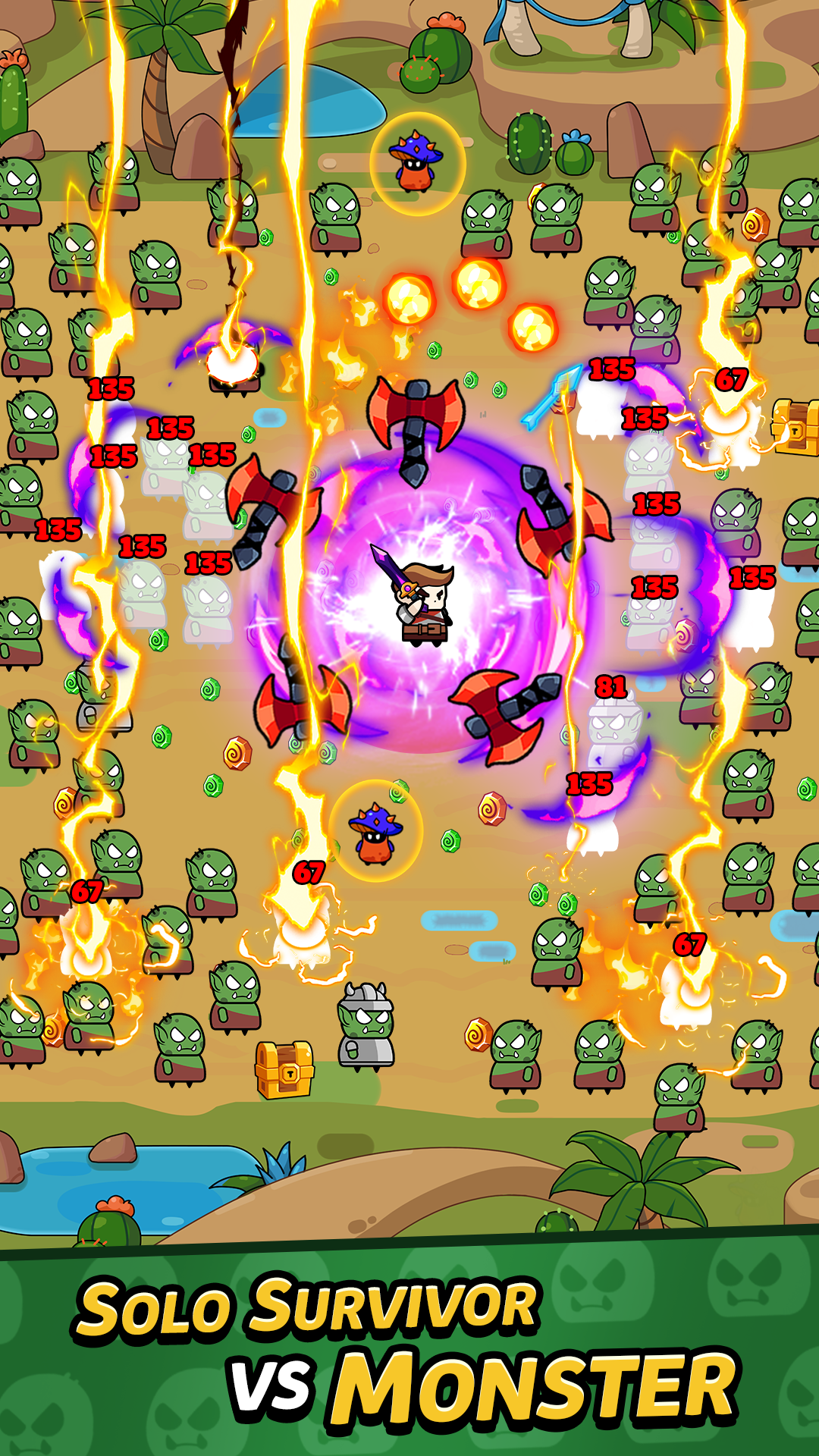 Solo Survivor IO Game mod apk screenshot 1