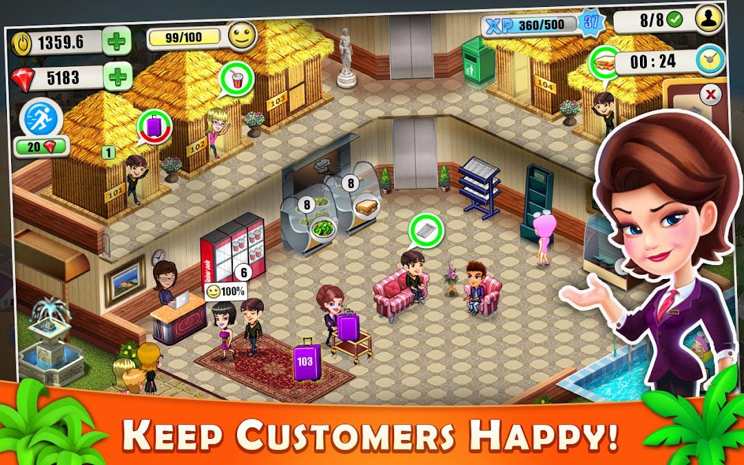 Resort Tycoon-Hotel Simulation mod apk screenshot 2