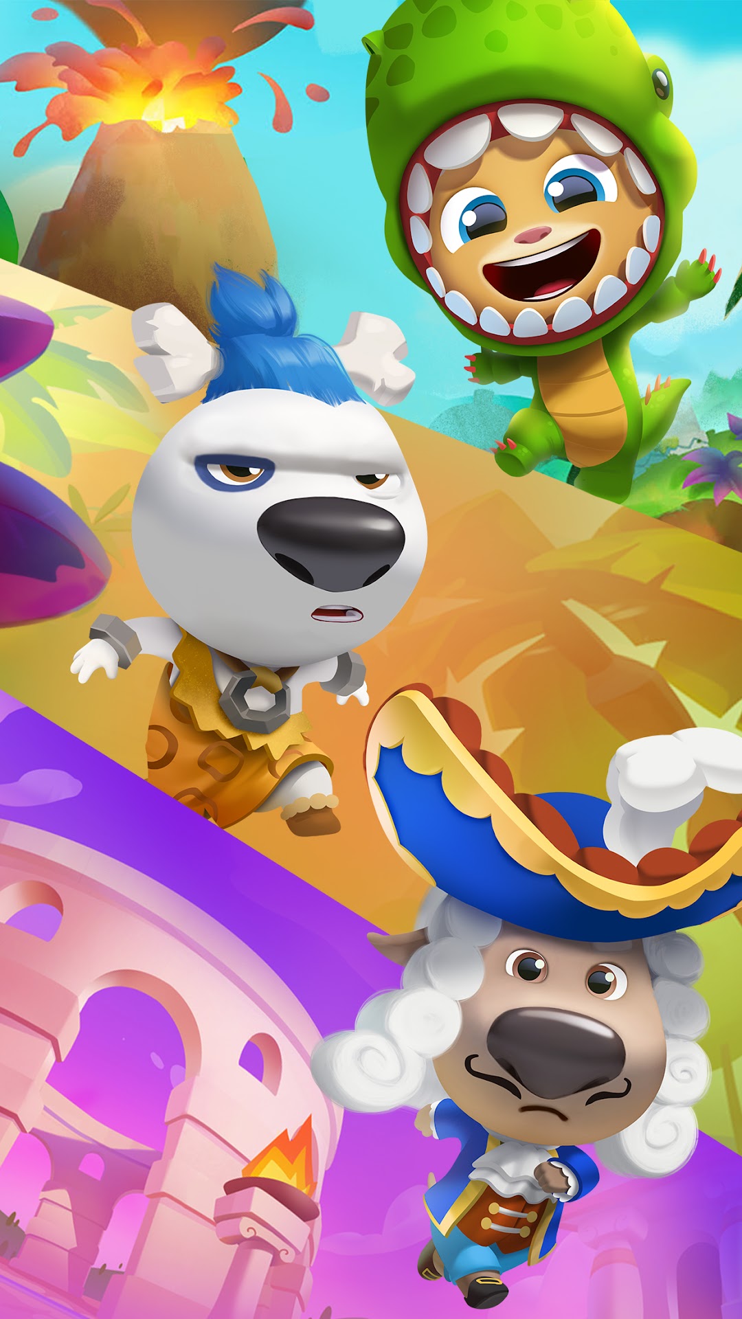 Talking Tom Time Rush mod apk screenshot 5