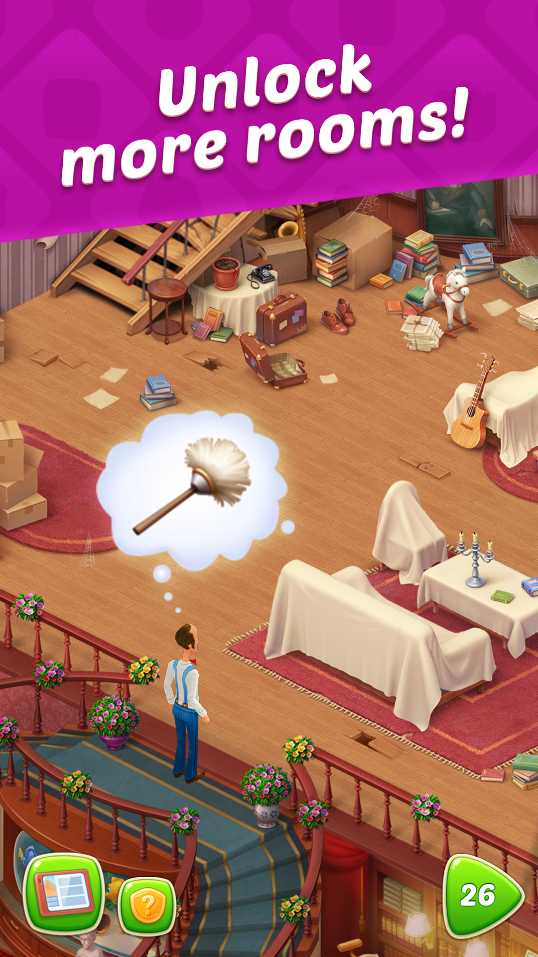 Homescapes mod apk screenshot 5