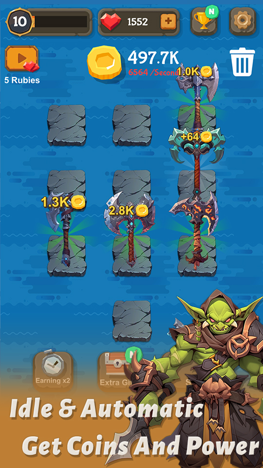 Merge Axe mod apk screenshot 3