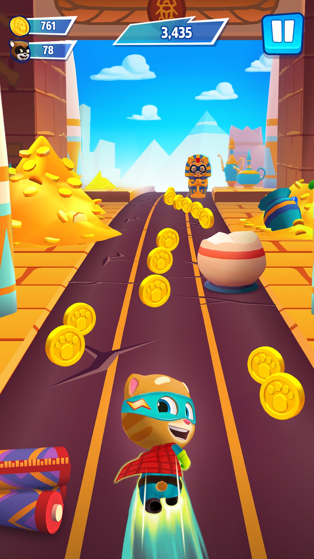 Talking Tom: Hero Dash Run mod apk screenshot 5