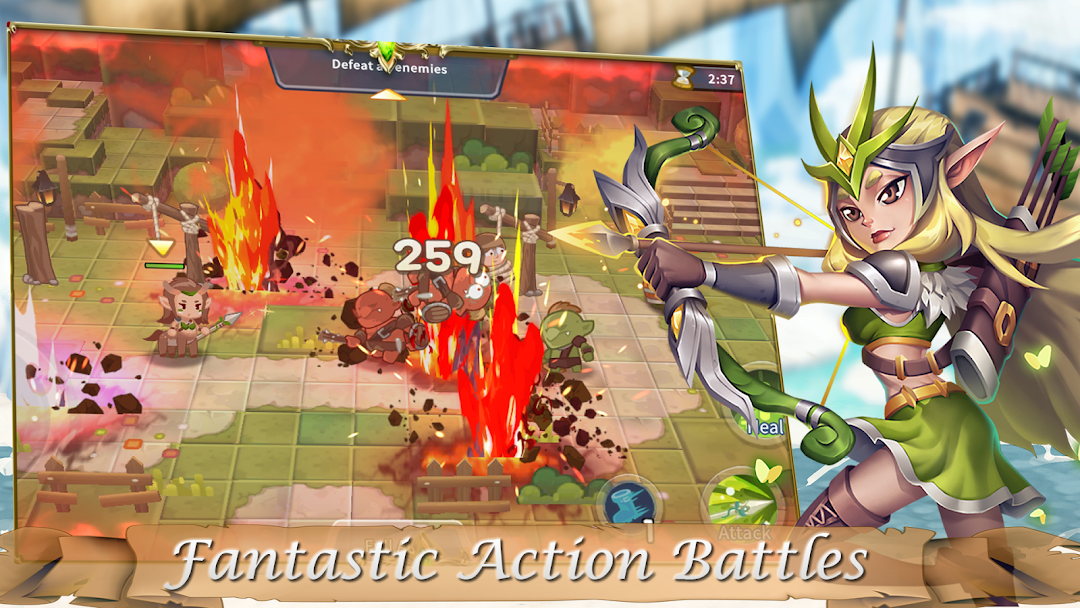 Monster Knights - Action RPG mod apk screenshot 4