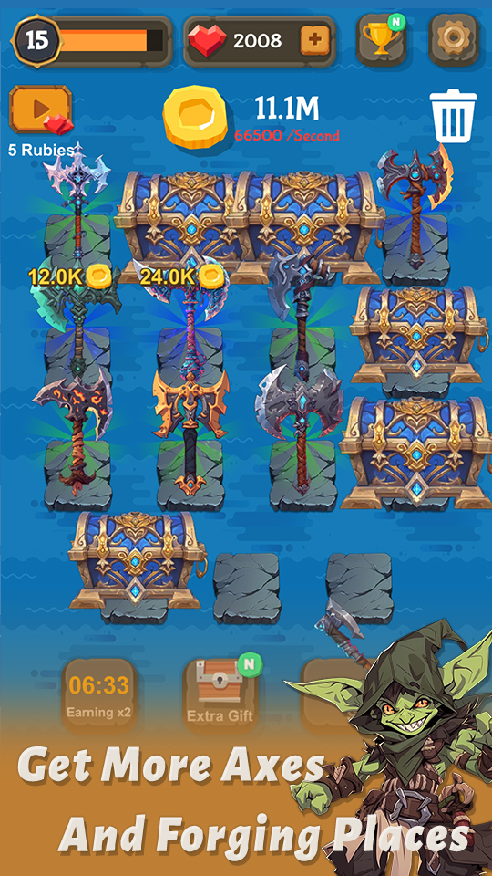 Merge Axe mod apk screenshot 4