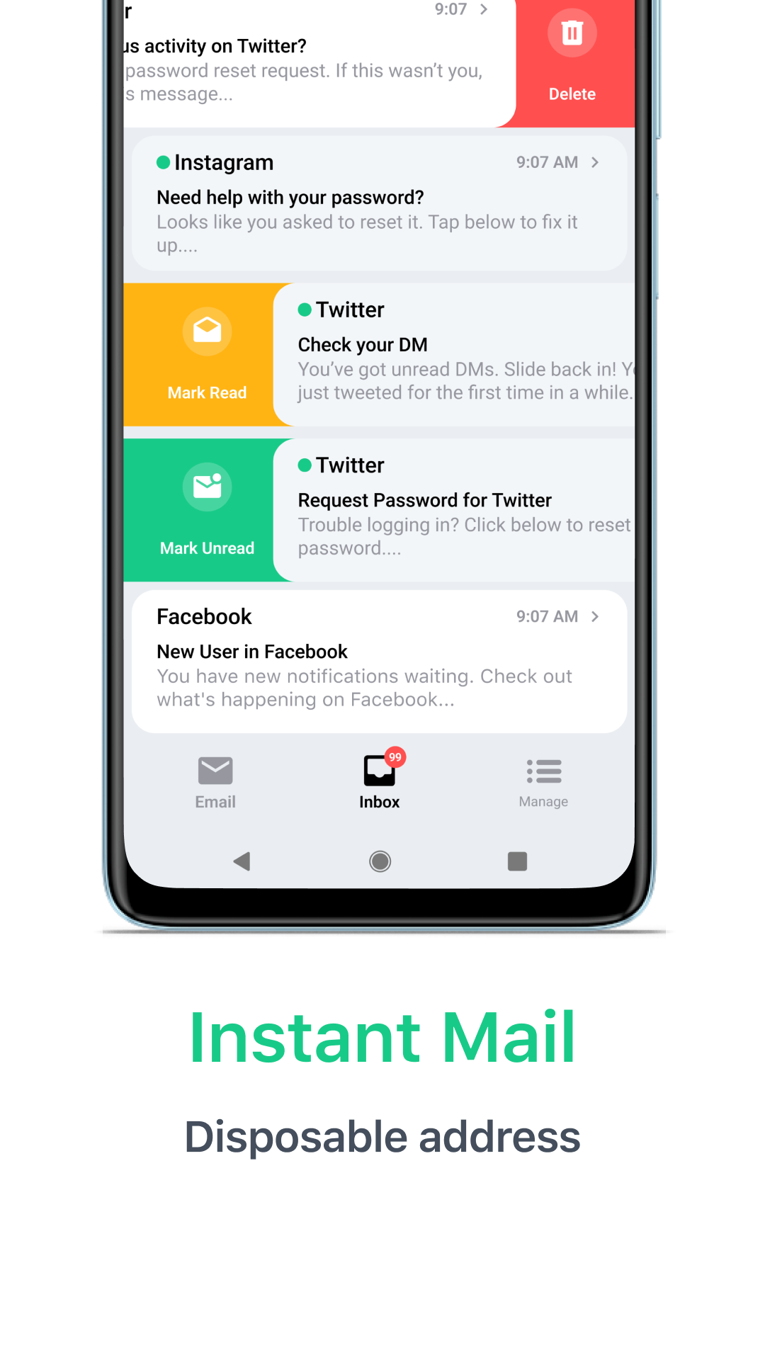 Temp Mail - Temporary Email mod apk screenshot 2