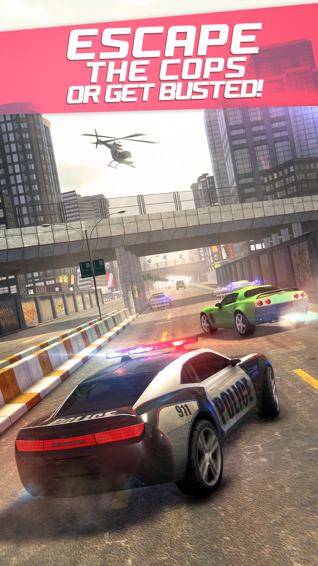Highway Getaway: Police Chase mod apk screenshot 2