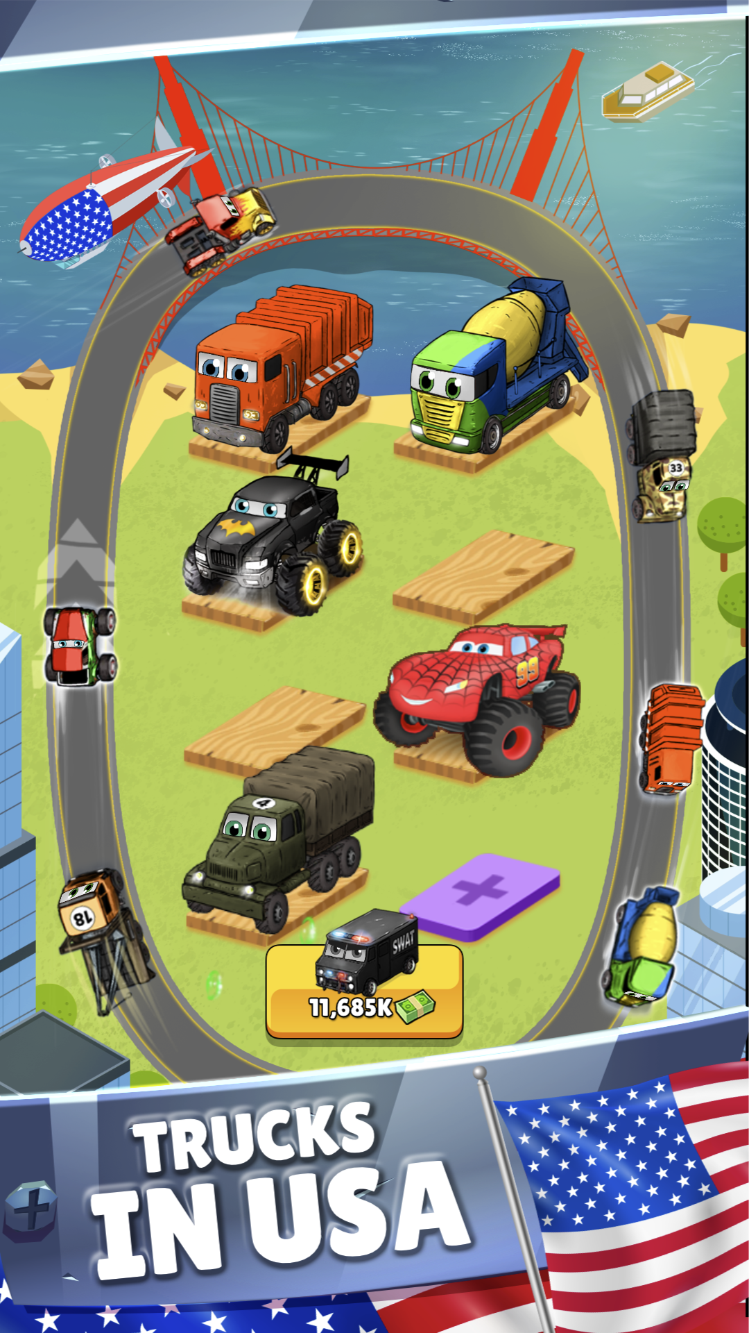 Merge Truck: Monster Truck mod apk screenshot 5