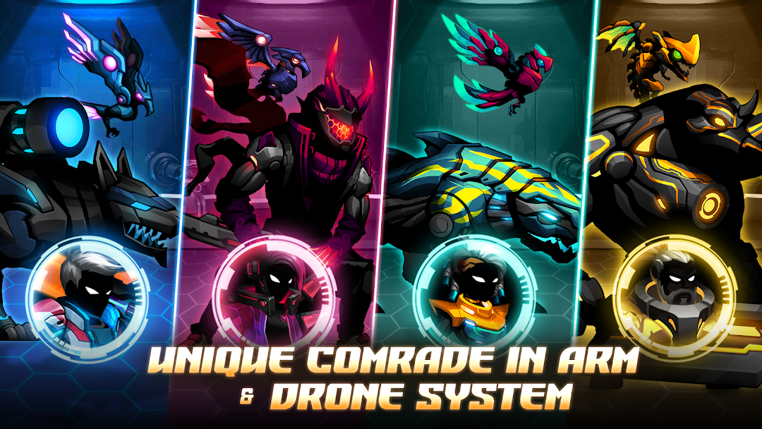 Cyber Fighter: Offline Fantasy mod apk screenshot 4