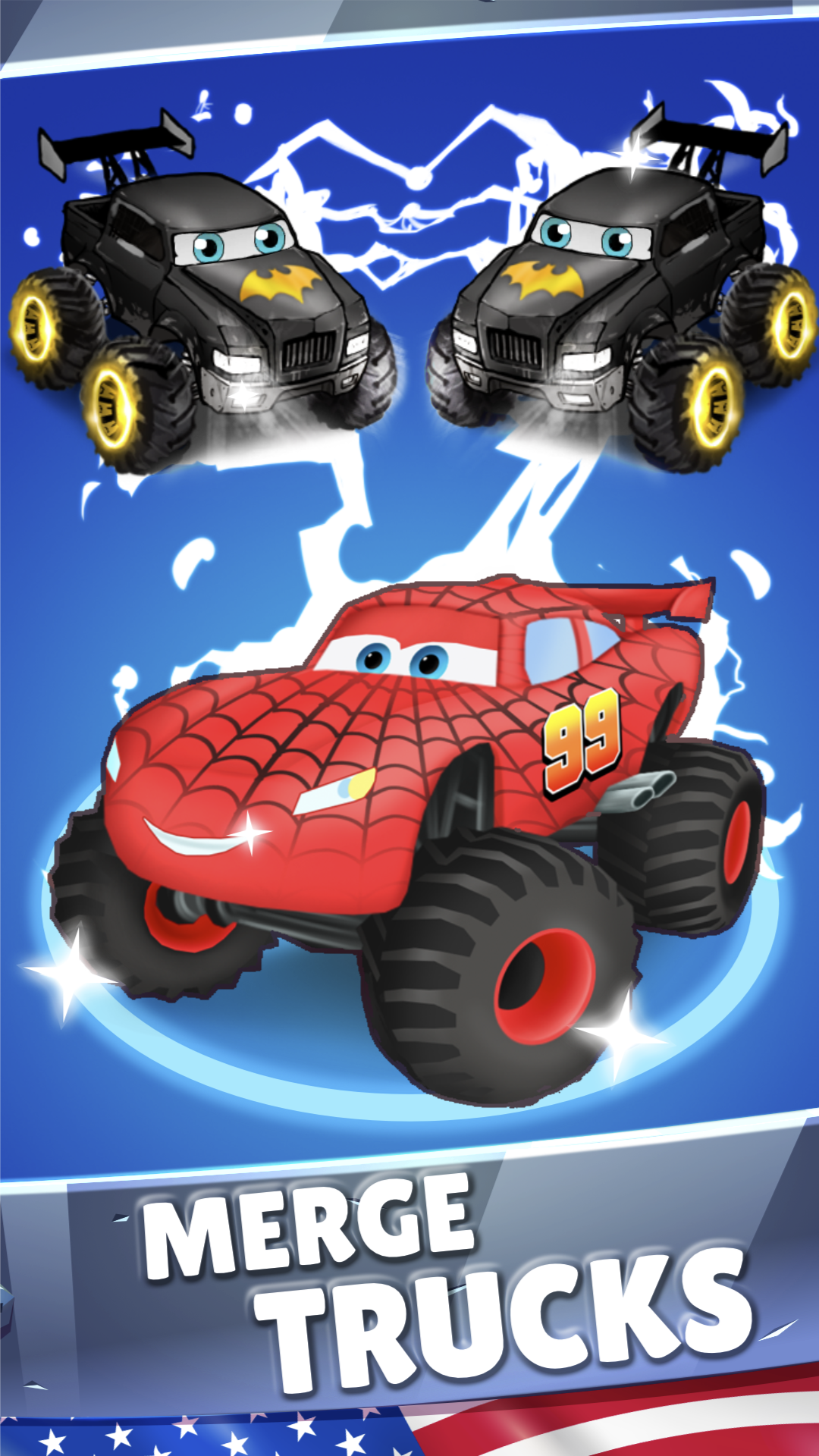 Merge Truck: Monster Truck mod apk screenshot 2