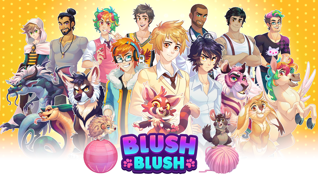 Blush Blush - Idle Otome Game mod apk screenshot 1