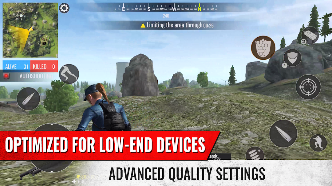 Hunt Zone: Fire Battle Royale mod apk screenshot 5