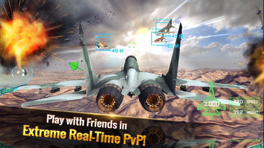 Ace Fighter: Modern Air Combat mod apk screenshot 1