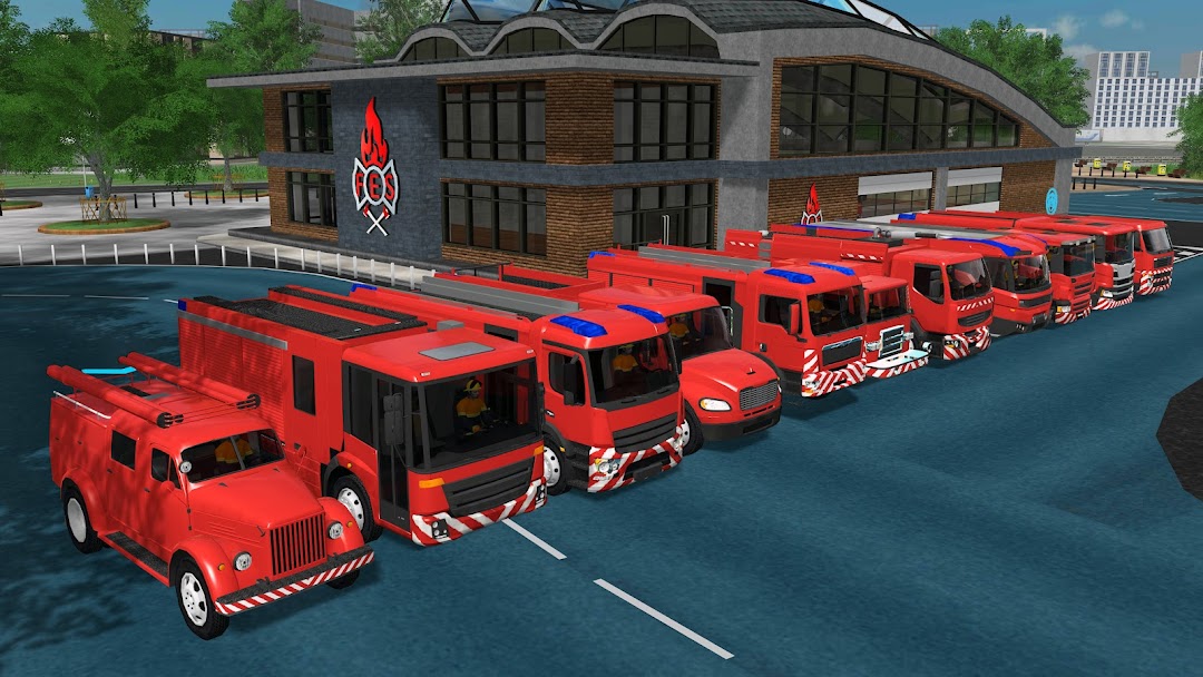 Fire Engine Simulator mod apk screenshot 1