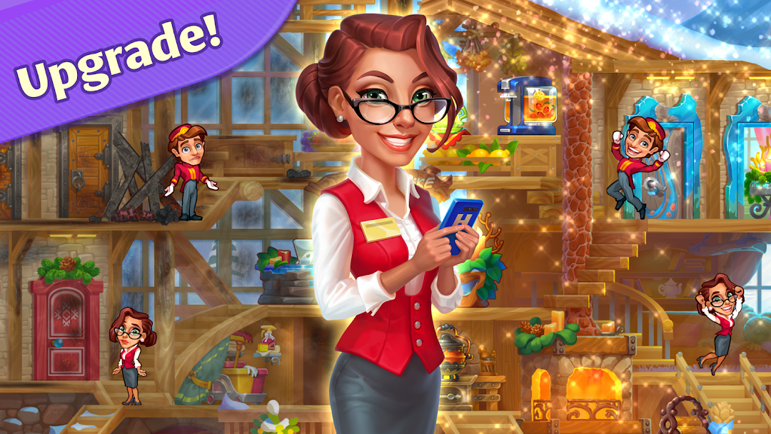 Grand Hotel Mania: Hotel games mod apk screenshot 1