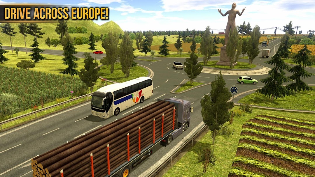 Truck Simulator : Europe mod apk screenshot 3