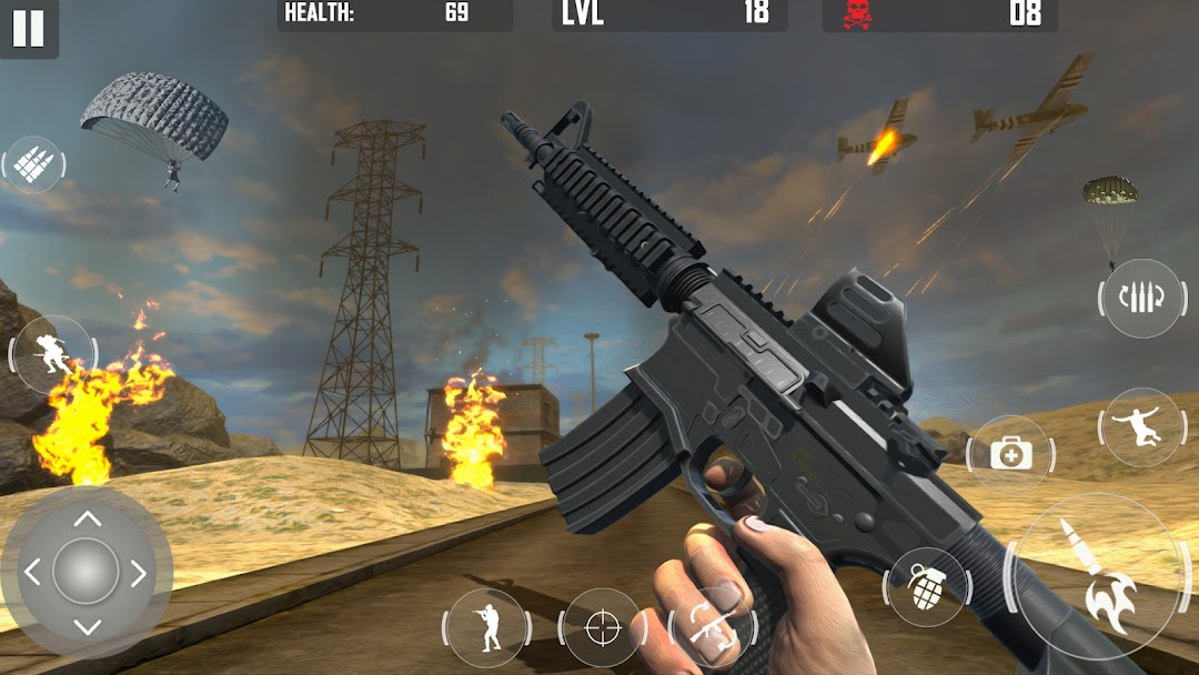 fps cover firing Offline Game mod apk screenshot 4