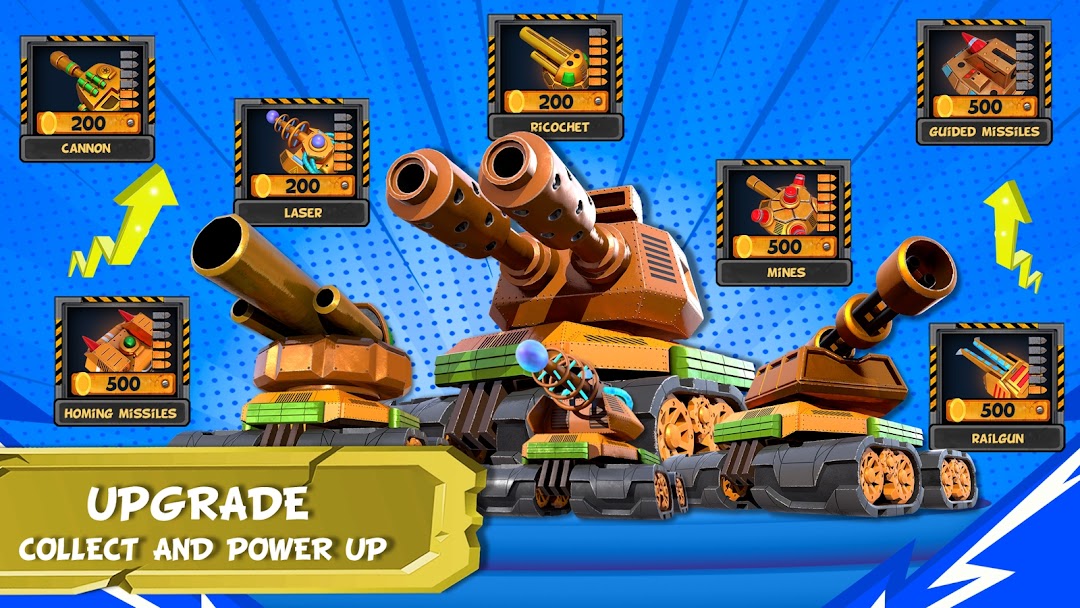 Tank Battles 2D mod apk screenshot 2