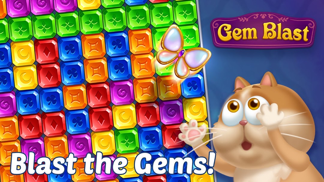 Gem Blast: Magic Match Puzzle mod apk screenshot 1