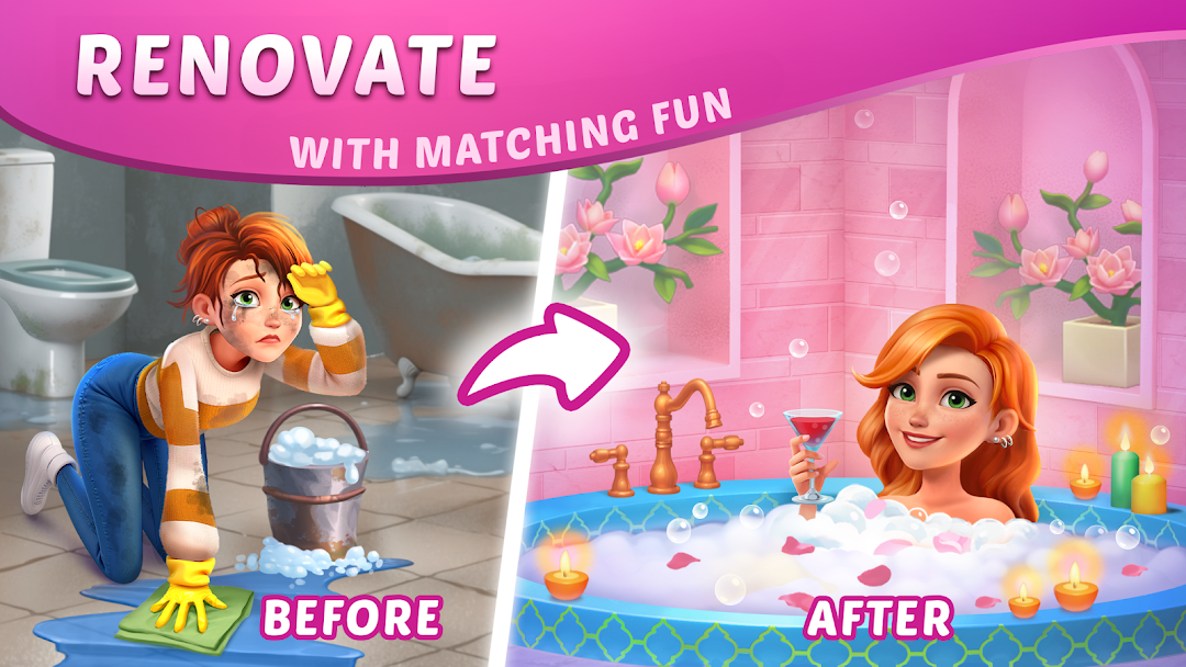 DesignVille: Merge & Design mod apk screenshot 2