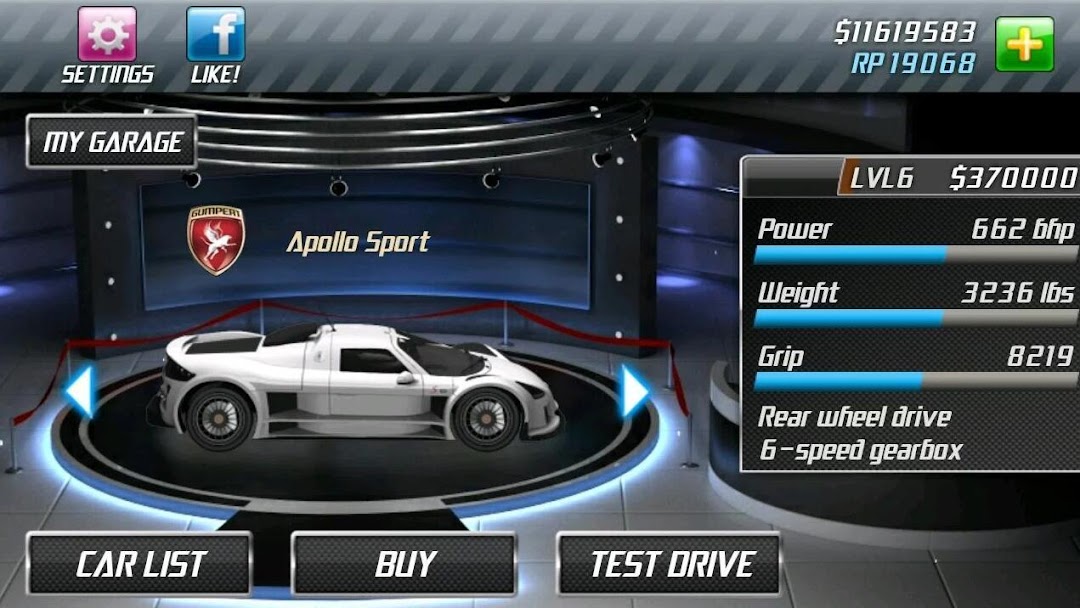 Drag Racing mod apk screenshot 4